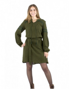 Robe bohème broderie anglaise 2