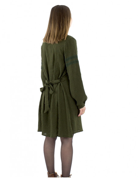 Robe bohème broderie anglaise