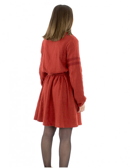 Robe bohème broderie anglaise