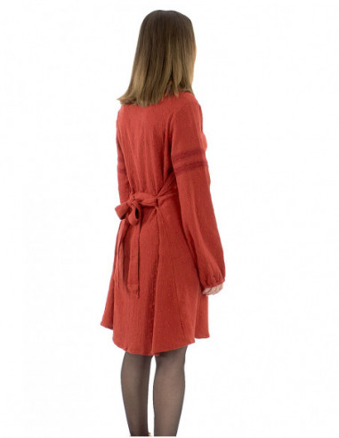 Robe bohème broderie anglaise