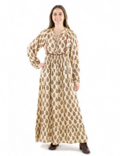 Long ethnic bohemian dress