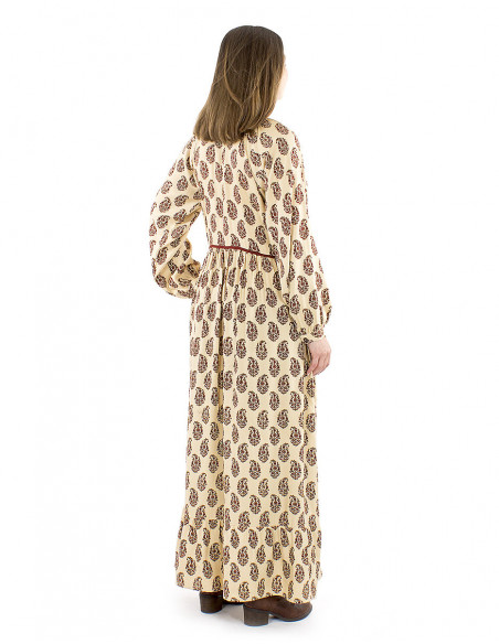 Long ethnic bohemian dress
