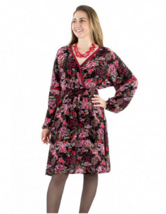 Short bohemian floral dress