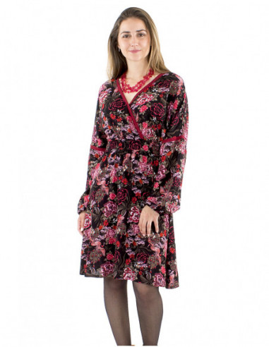 Short bohemian floral dress