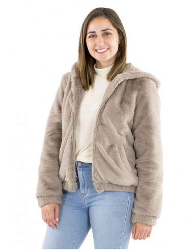 Short faux fur jacket