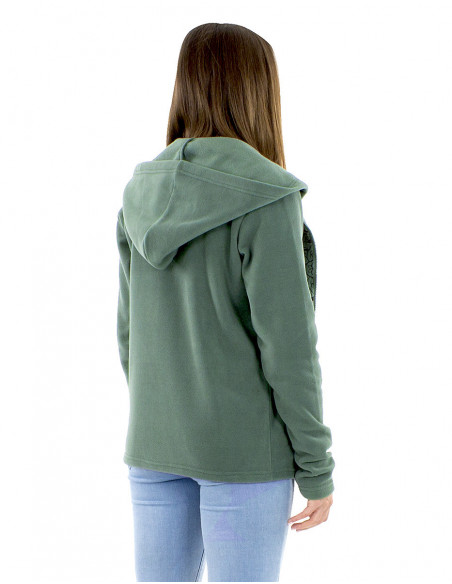 Veste polaire courte mandala