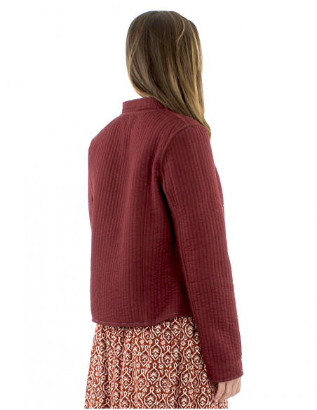 Veste réversible matelassée bohème