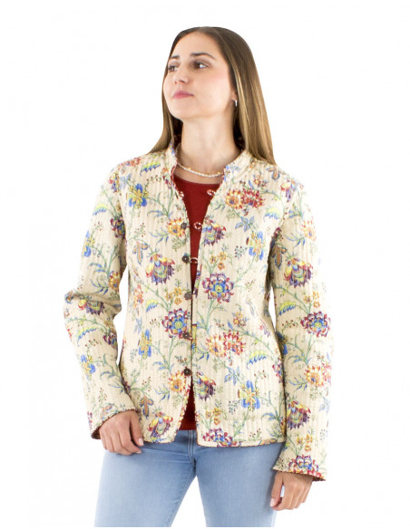 Original reversible quilted jacket