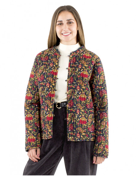 Veste matelassée bohème réversible