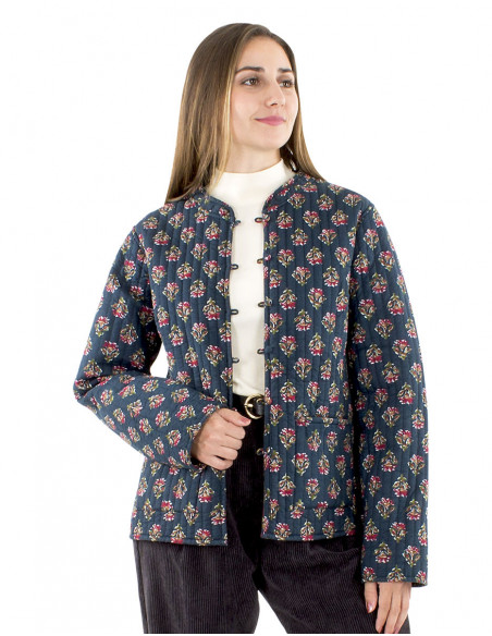 Veste matelassée bohème réversible