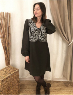 Short dress with bolero