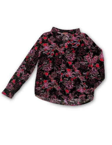 Retro style floral blouse
