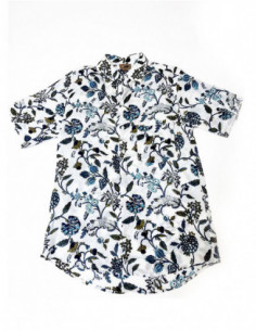 Men's bohemian cotton shirt