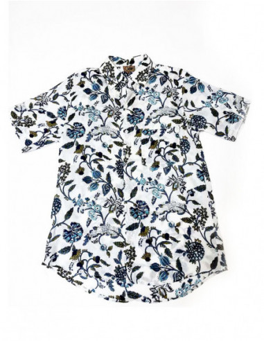 Men's bohemian cotton shirt