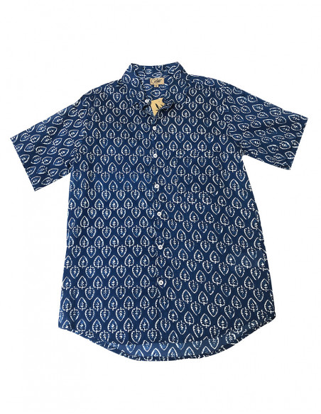 Chemise coton homme motif ethnique