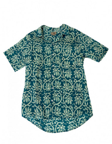 Men's cotton shirt indian pattern
