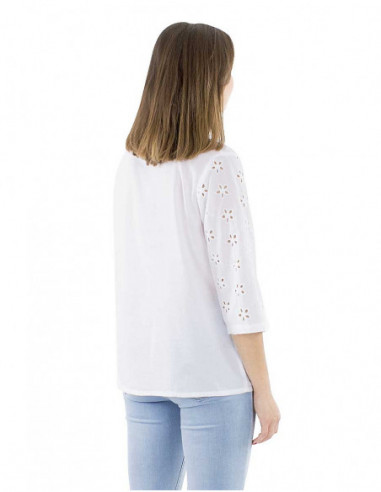 Cotton blouse english embroideries
