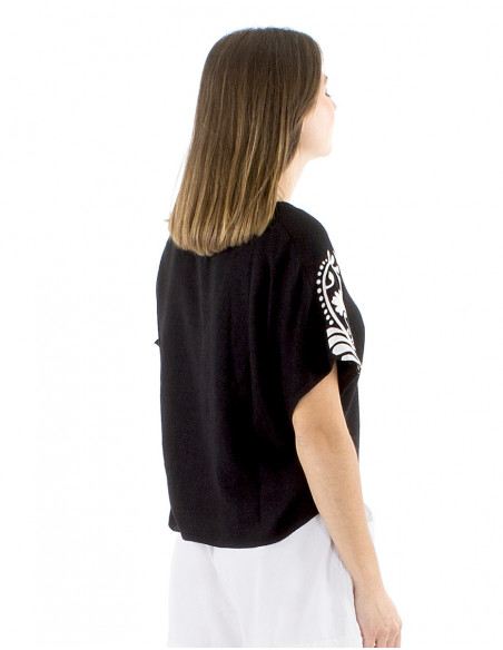 Original gypsie top with boho pattern