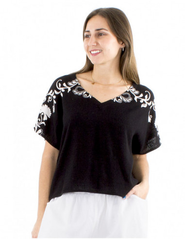 Original gypsie top with boho pattern