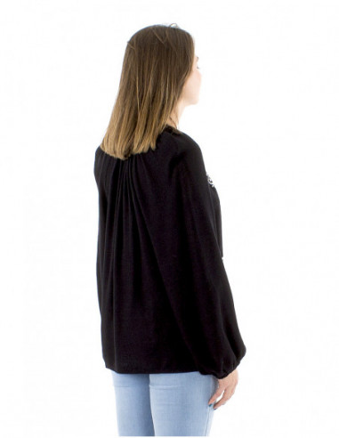 Chemisier bohème manches longues