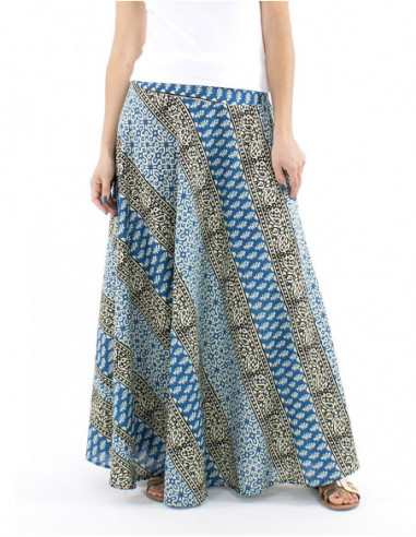 Jupe longue coton style africain