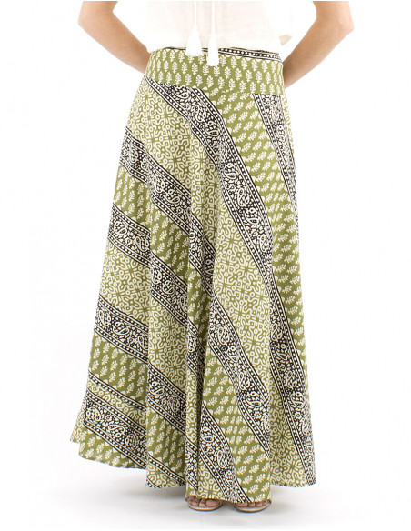 Jupe longue coton style africain