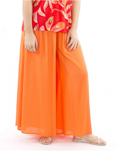 Pantalon extra large uni confortable