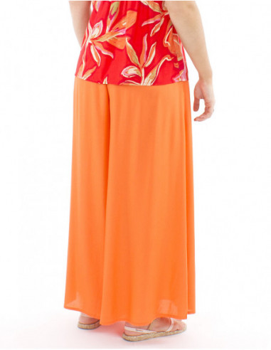 Pantalon extra large uni confortable