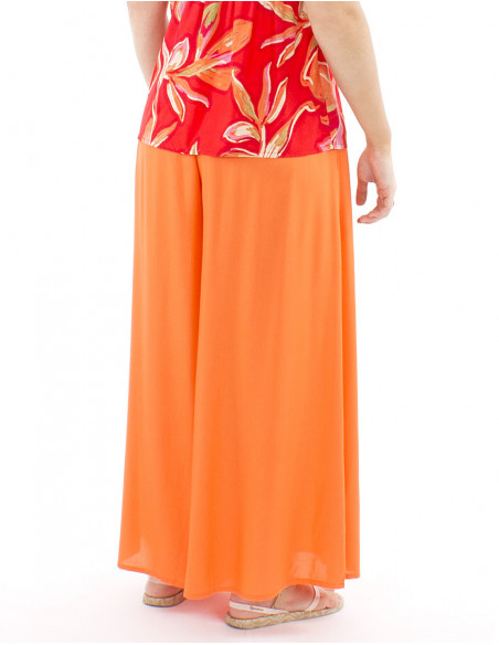 Pantalon extra large uni confortable