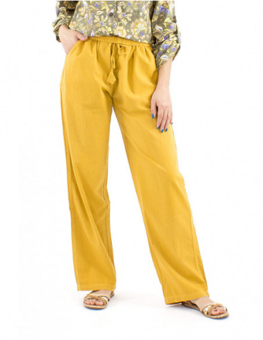 Pantalon bohème chic 100% coton