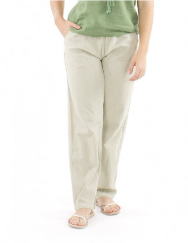 Pantalon bohème chic 100% coton