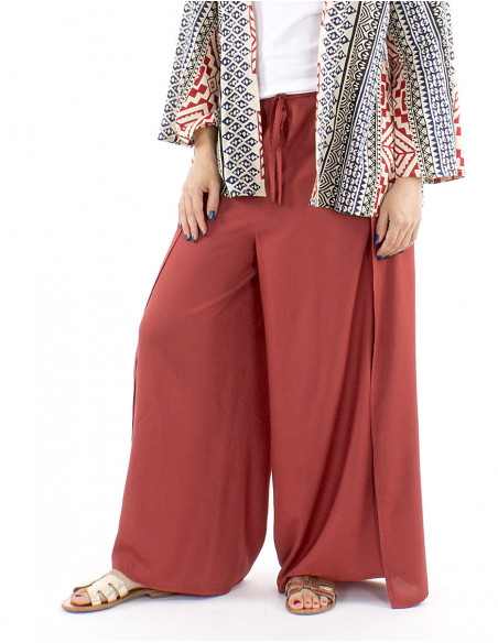 Boho chic colored pants