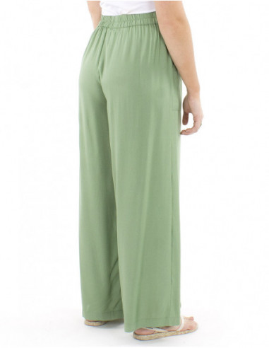 Oversized pants plain fabric
