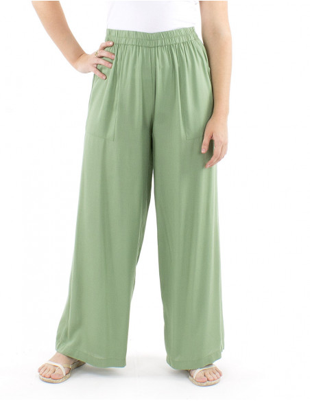 Pantalon oversize uni