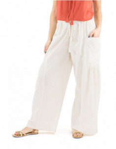 Boho cotton pants pockets...