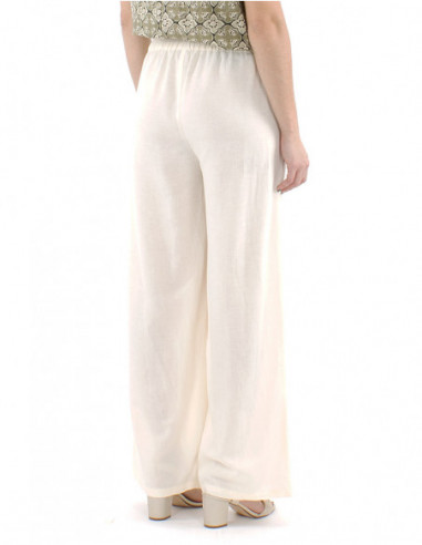 Chic boho pants with lacework
