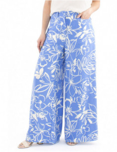 Wide leg pants boho flowery... 2
