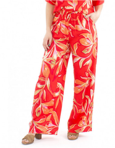 Palazzo fluid pants boho original print