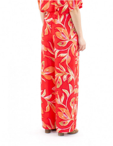 Palazzo fluid pants boho original print