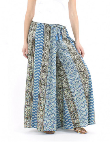 Pantalon coton oversize mode ethnique