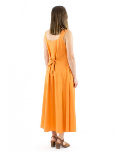 Robe longue élégante 100% coton