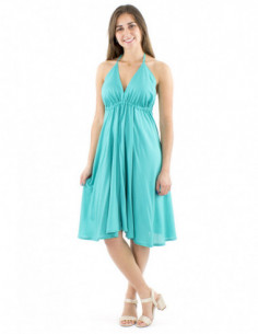 Robe courte Marylin dos nu avec liens