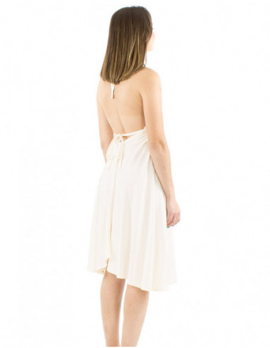 Short Marylin dress backless and laces