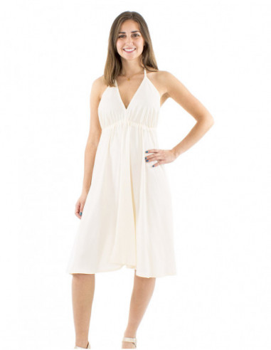 Robe courte Marylin dos nu avec liens