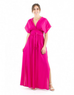 Robe longue chic modulable avec liens 2