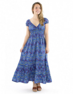 Princess maxi dress with smock 2