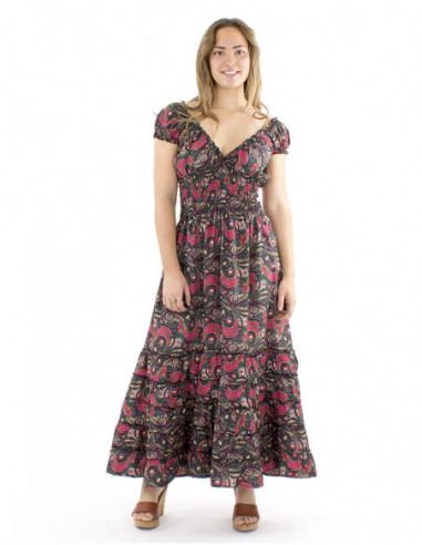 Princess maxi dress with smock