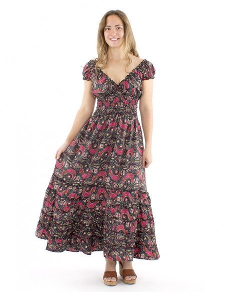 Princess maxi dress with smock