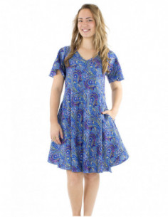 Robe courte inspiration indienne 2