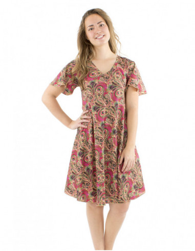 Robe courte inspiration indienne